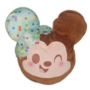 Disney Munchlings Mickey Mouse Ice Cream Sandwich Plush 10" Soft Stuffed Toy